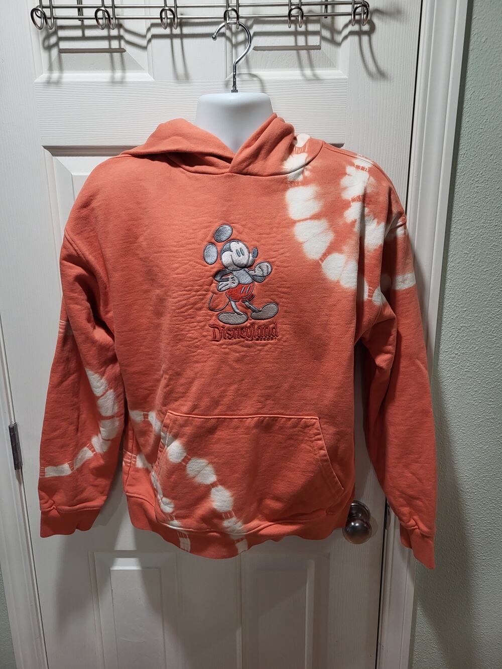 Mickey Mouse Disneyland orange hoodie